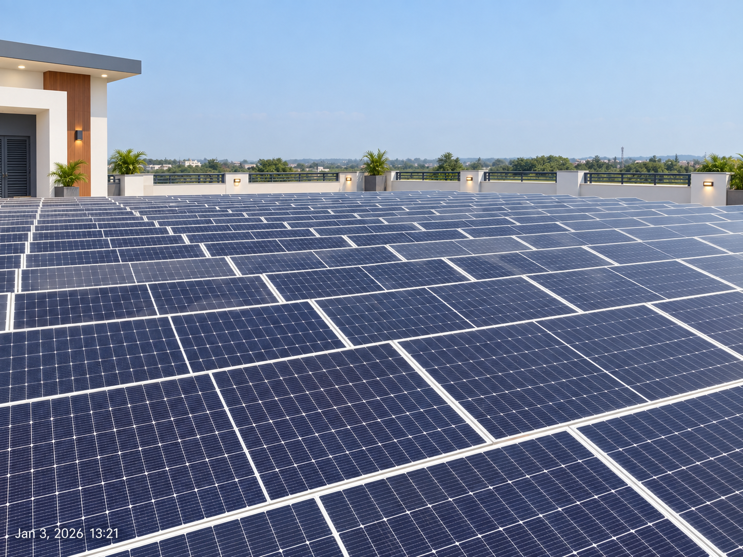 100kW solar plant